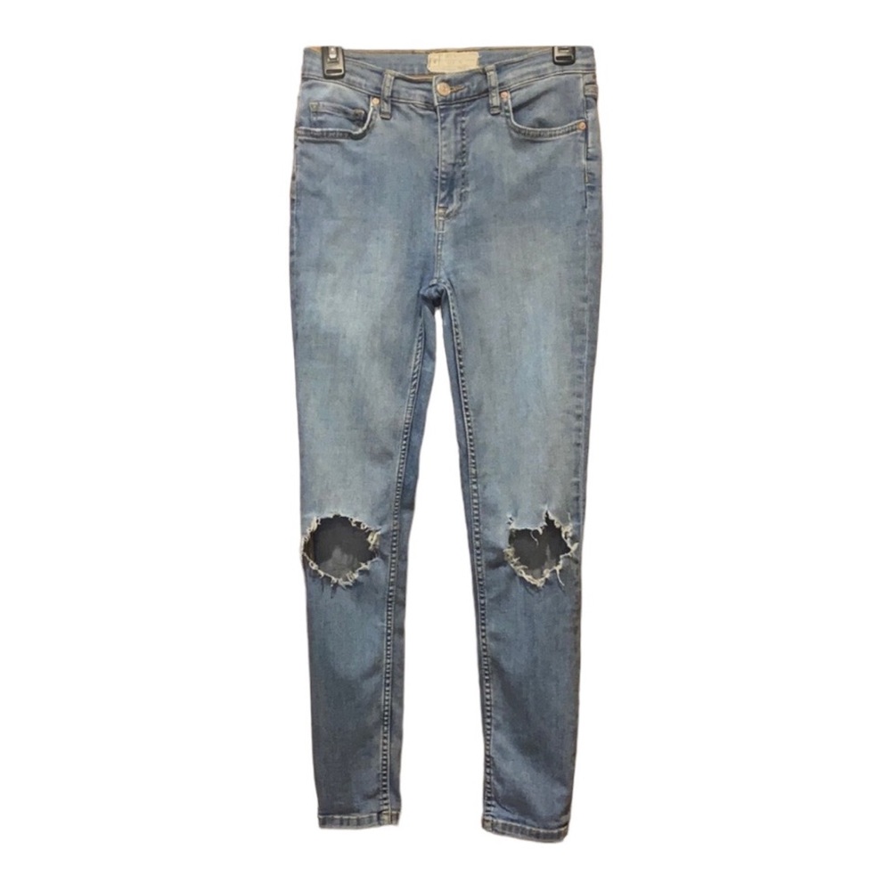 Free People Women’s Mid Rise Skinny Jeans - 28